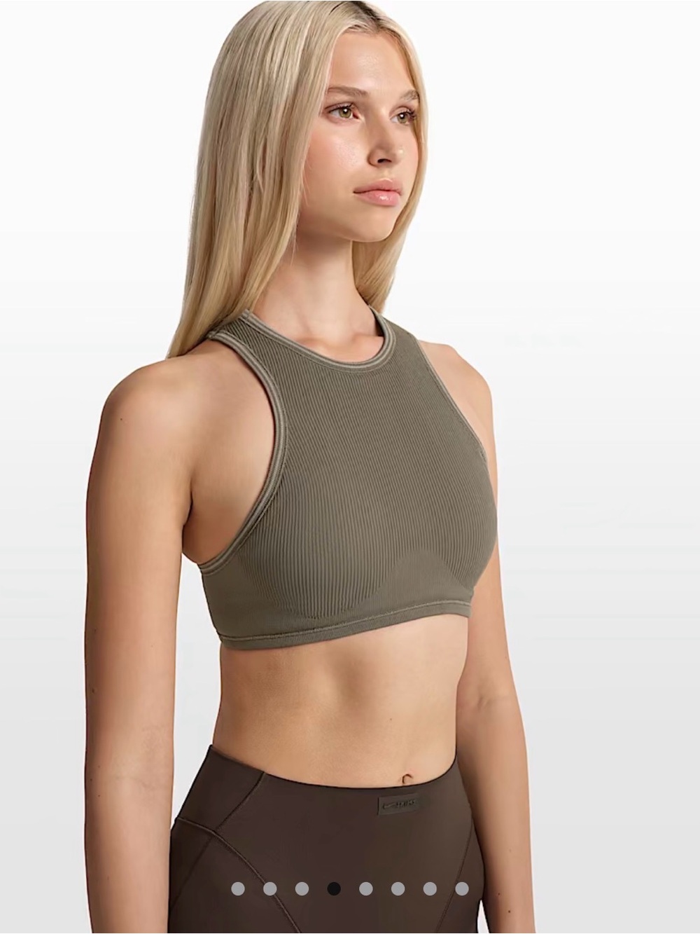 NWT NikeSKIMS Ribbed Racerneck Bra